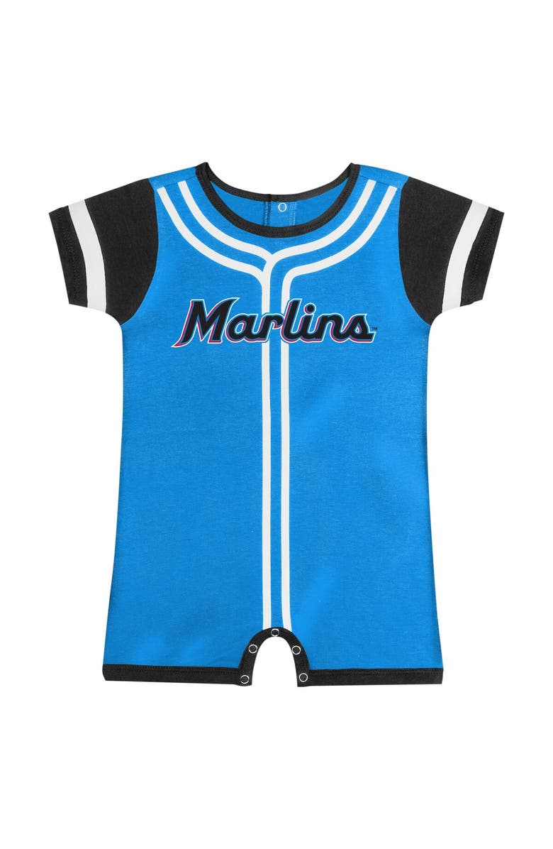 Outerstuff Newborn & Infant Fanatics Branded Blue Miami Marlins Fast Pitch Romper, Alternate, color, Blue