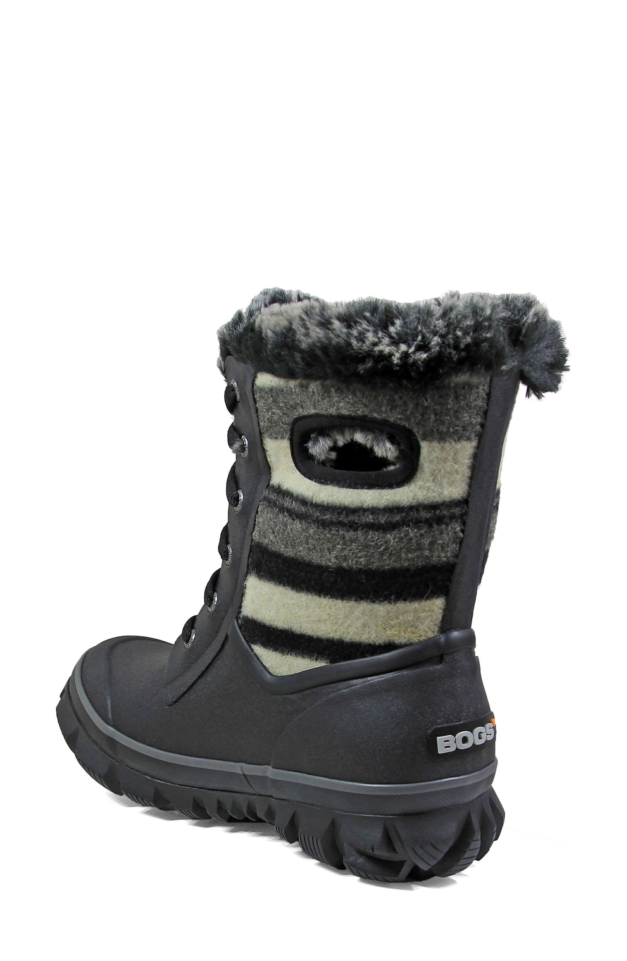 Bogs Arcata Stripe Waterproof Snow Boot, Alternate, color, 