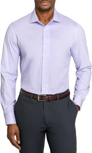 W.R.K Slim Fit Cross Geo Reworked Button-Up Shirt