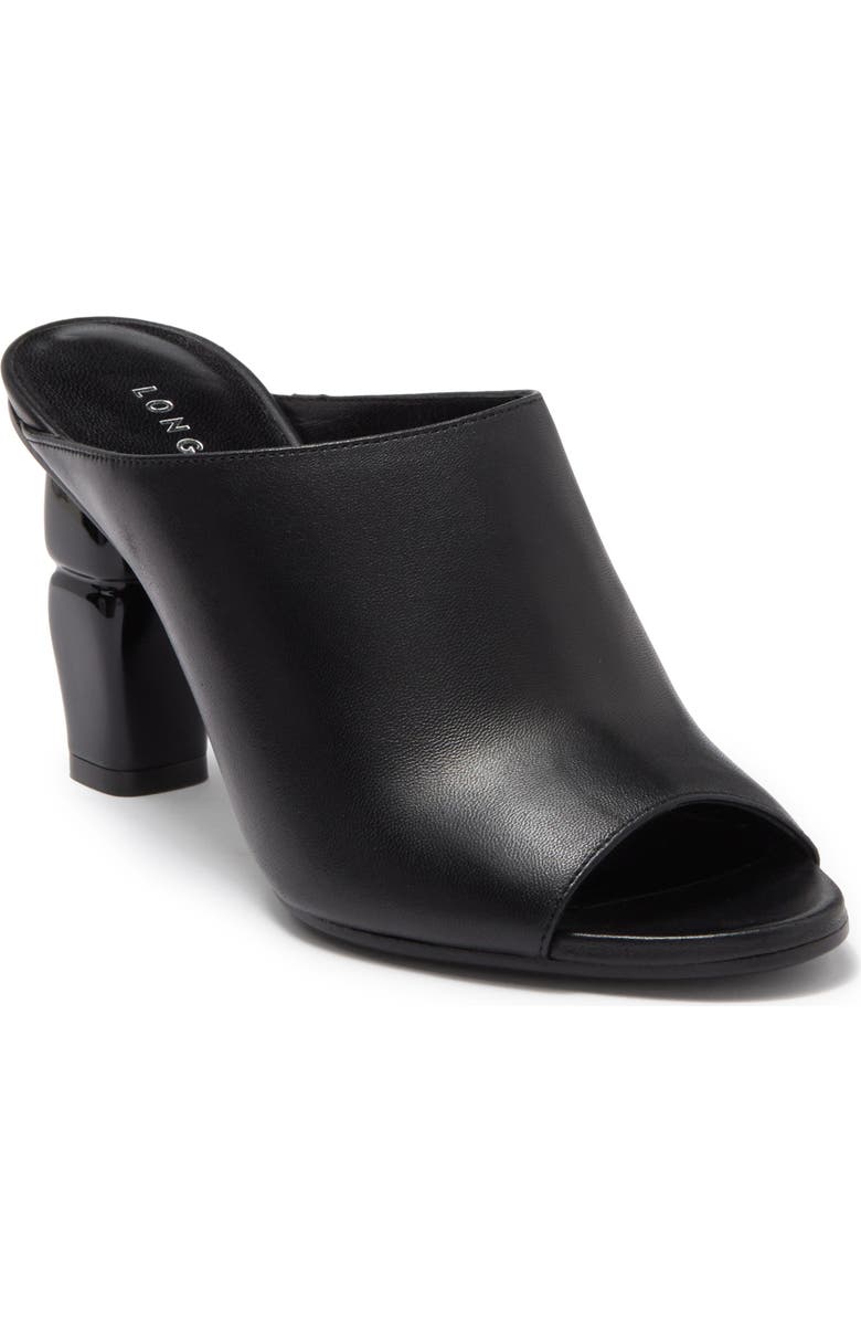 Longchamp Leather Mule Sandal, Main, color,