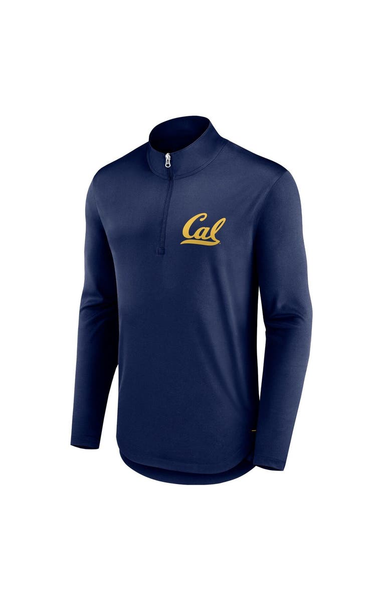 FANATICS Men's Fanatics Branded Navy Cal Bears Tough Minded Quarter-Zip Top, Alternate, color, 