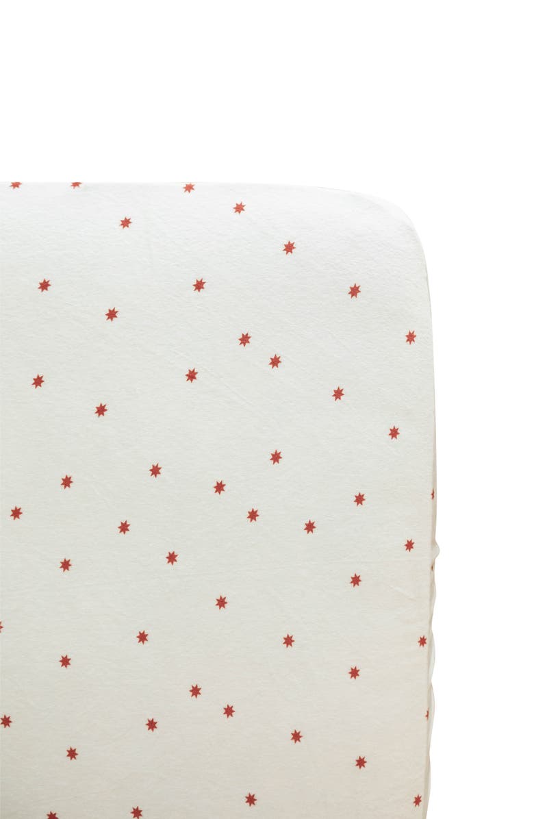SARANONI Minky Fitted Crib Sheet, Alternate, color, Star