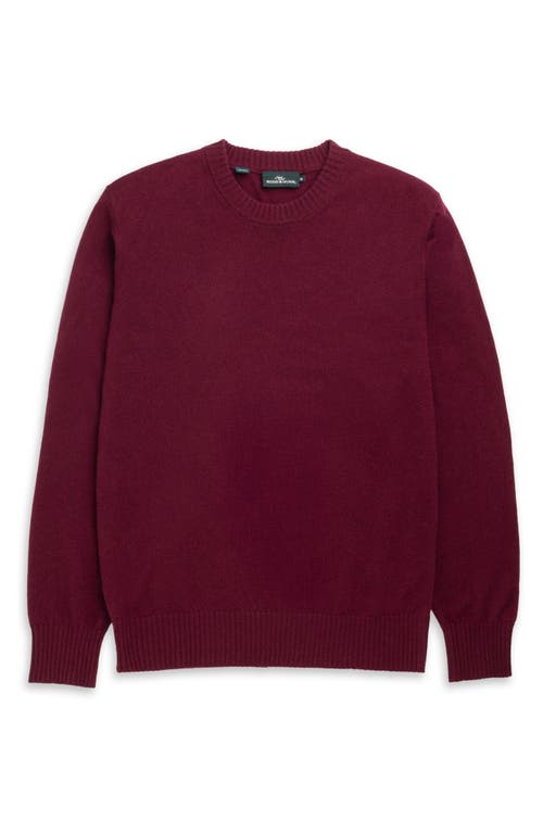 Rodd & Gunn Stewart Island Knit In Burgundy