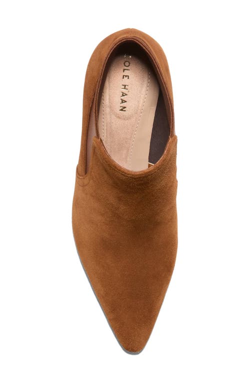Cole Haan Go-to Jamela Suede Chelsea Bootie In Brown