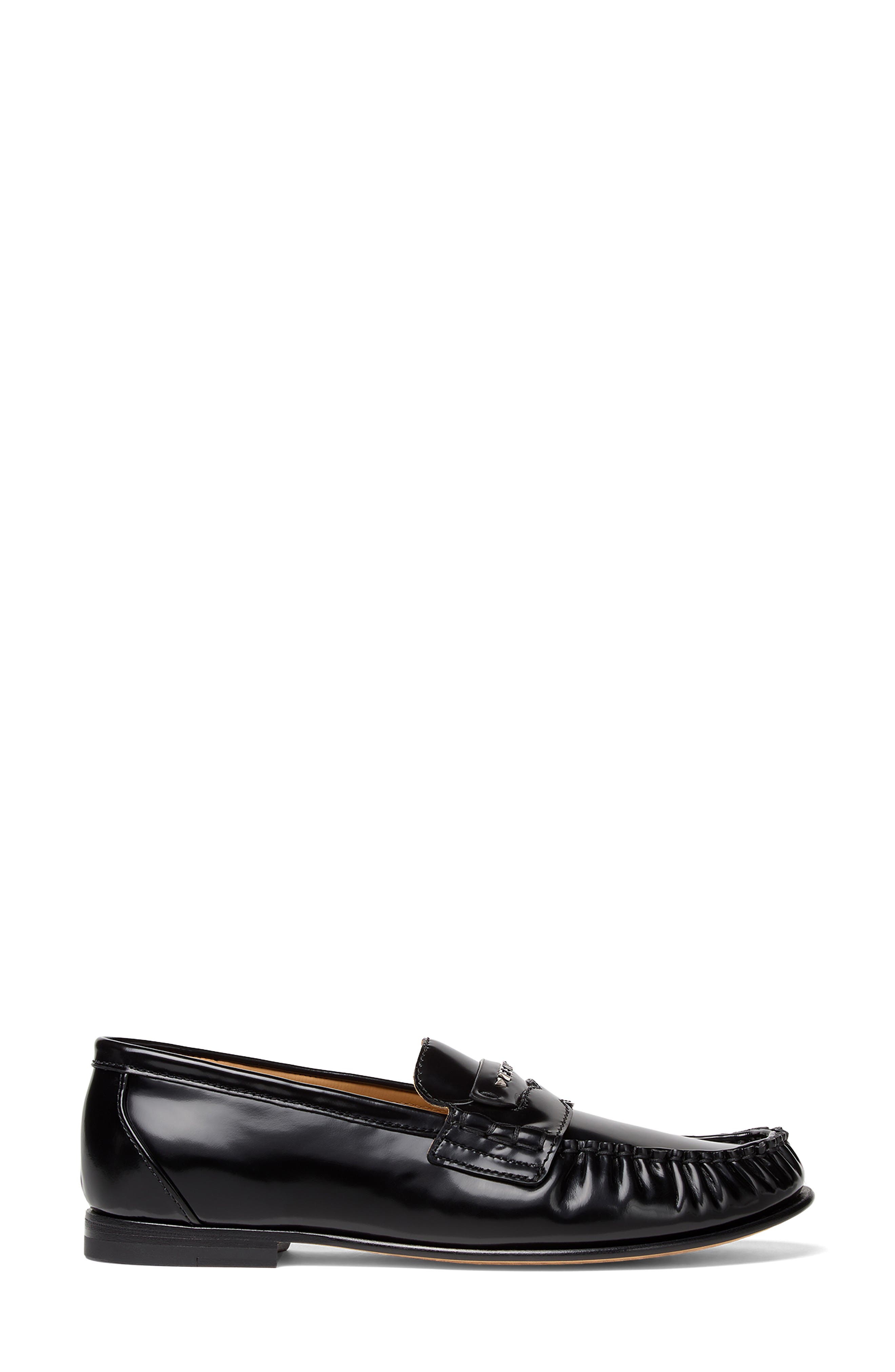 Scrunch Penny Loafer, Alternate, color, F0QA1 NERO