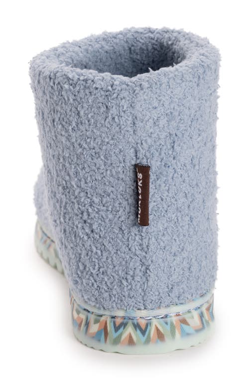 Muk Luks Fabiola Ankle Slipper Boot In Blue