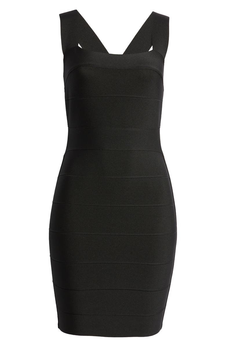 bebe Bandage Body-Con Dress, Alternate, color,