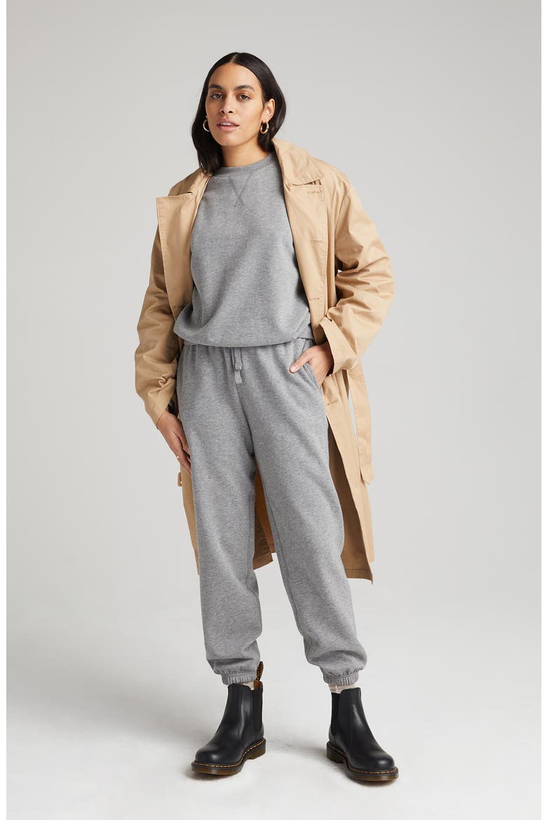 Drawstring Joggers, Alternate, color, HEATHER GREY