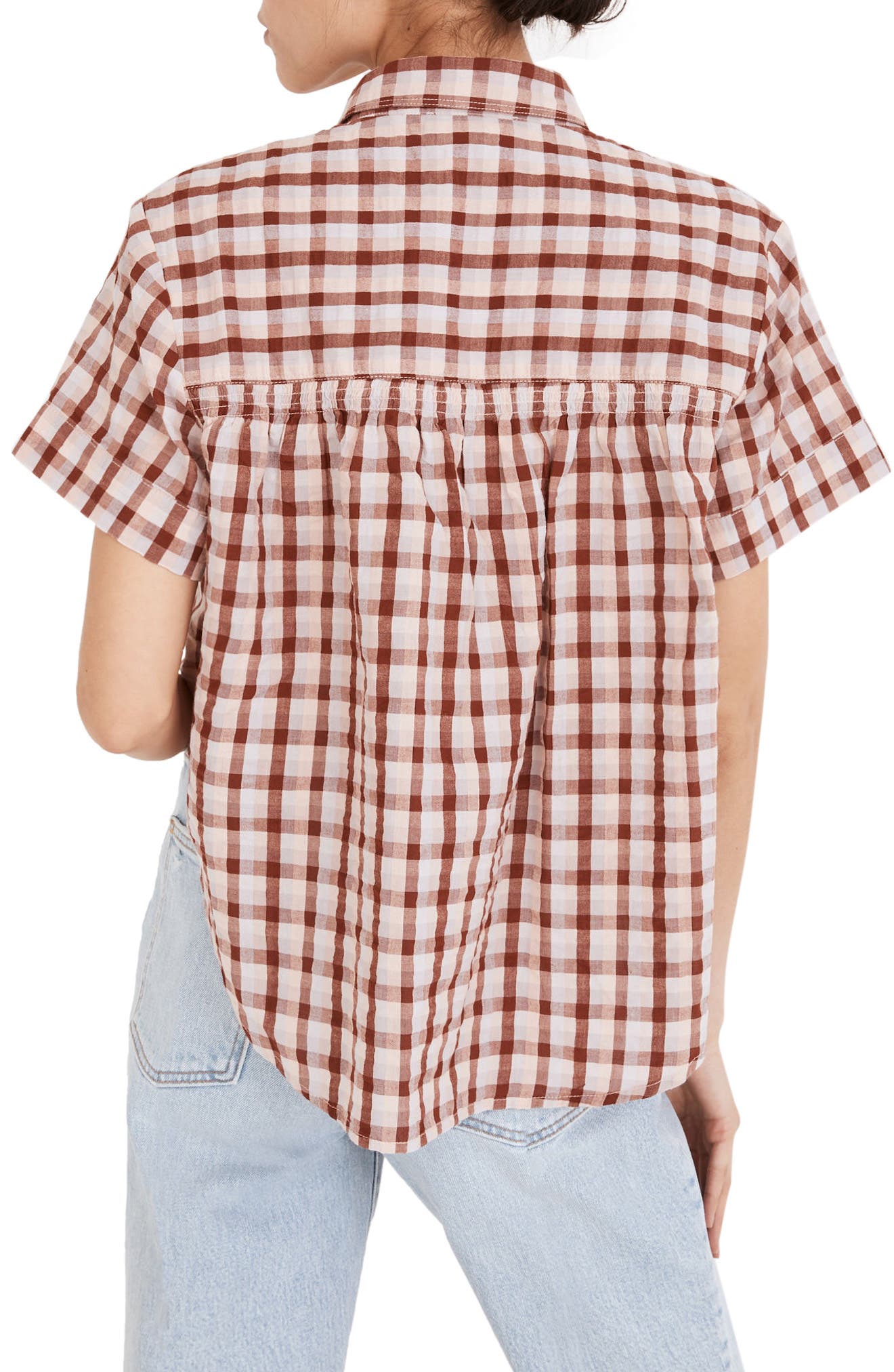 Baybrook Plaid Cotton Seersucker Shirt - image 2