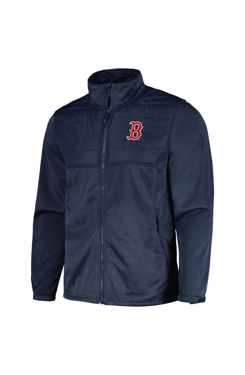 DUNBROOKE Men's Dunbrooke Heather Navy Boston Red Sox Explorer Full-Zip Jacket, Alternate, color, Heather Navy