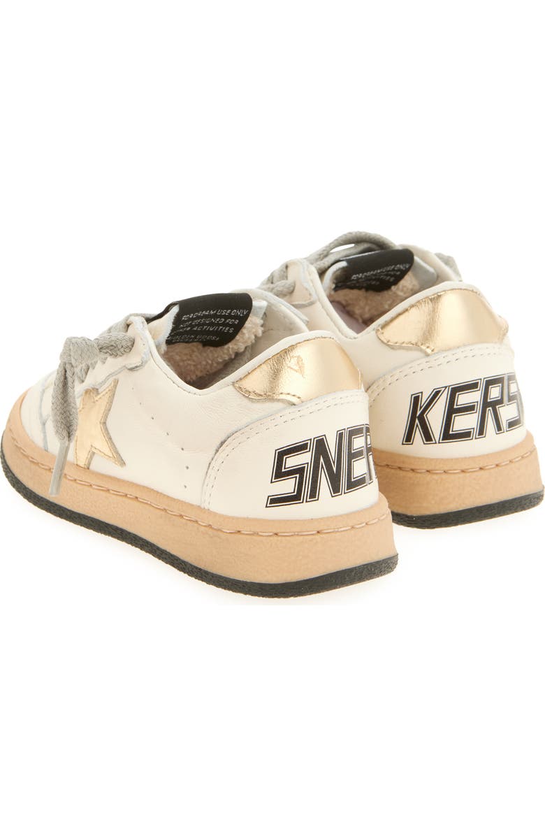 Golden Goose Kids
Ball Star Sneaker, Alternate, color, White/ Gold