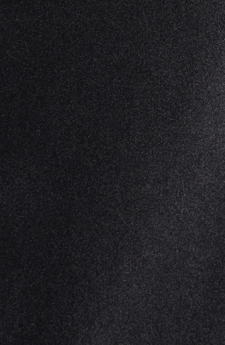 Sandy Liang Prim Open Back Minidress, Alternate, color, Black