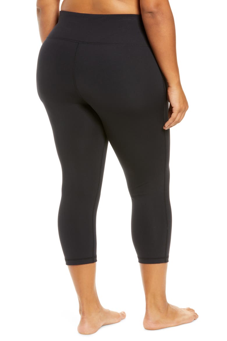 Studio Lite Crop Leggings, Alternate, color, BLACK