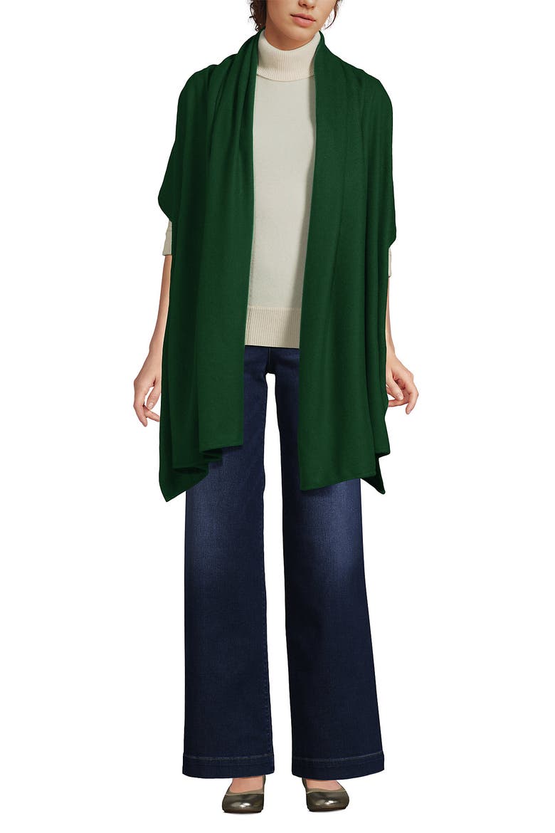 CashTouch Shawl Wrap, Main, color, Light Emerald