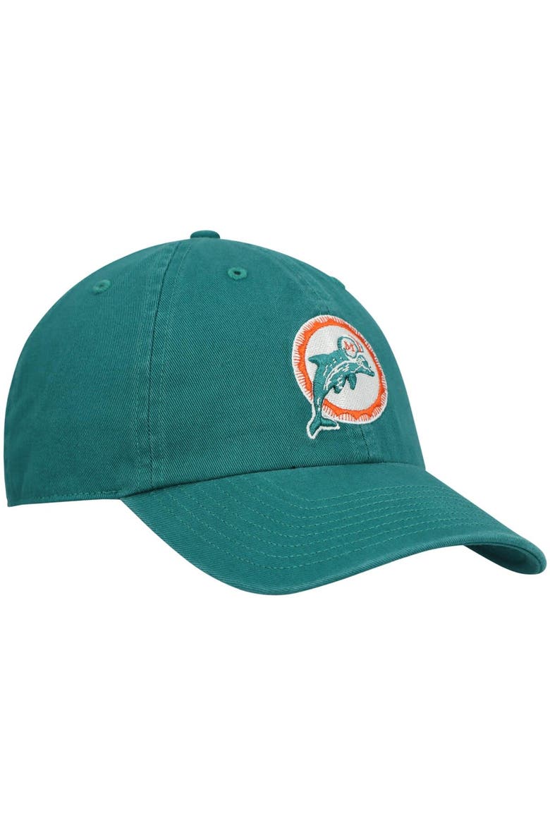 Men's '47 Teal Miami Dolphins Clean Up Legacy Adjustable Hat, Alternate, color, Teal