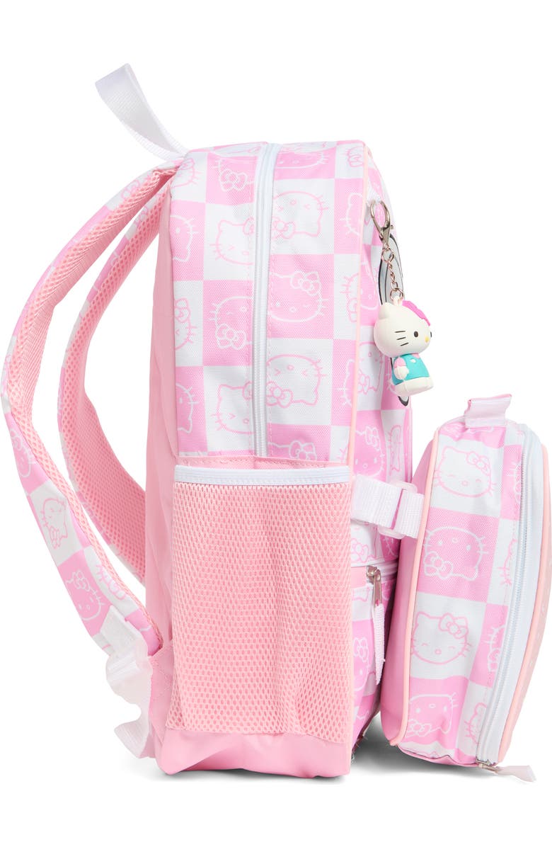 USPA ACCESSORIES Kids' Hello Kitty Backpack, Lunch Box & Key Chain Set, Alternate, color,