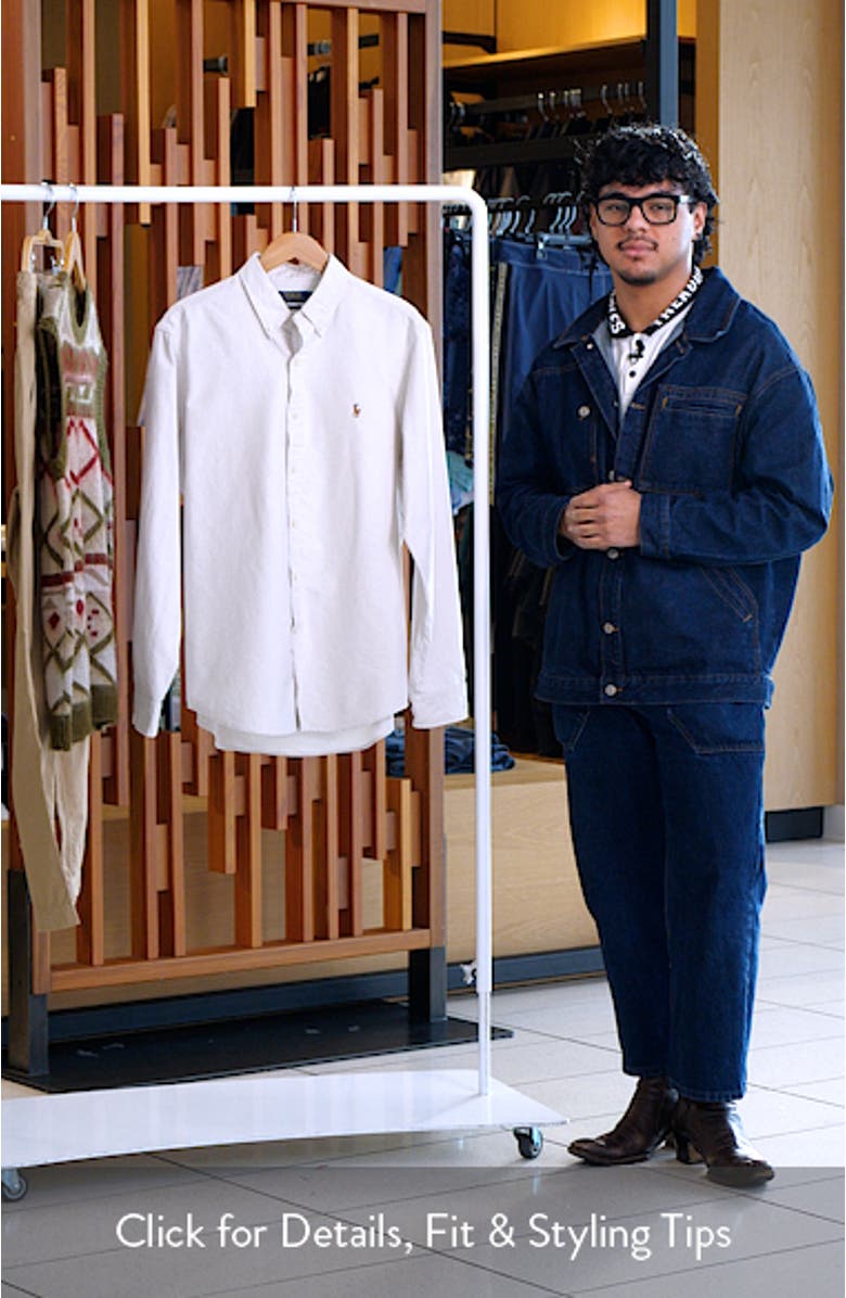 The Iconic Solid Cotton Button-Down Oxford Shirt, sales video thumbnail