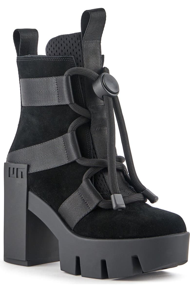United Nude Grip Nomad Mid Platform Lug Bootie, Alternate, color, Black I