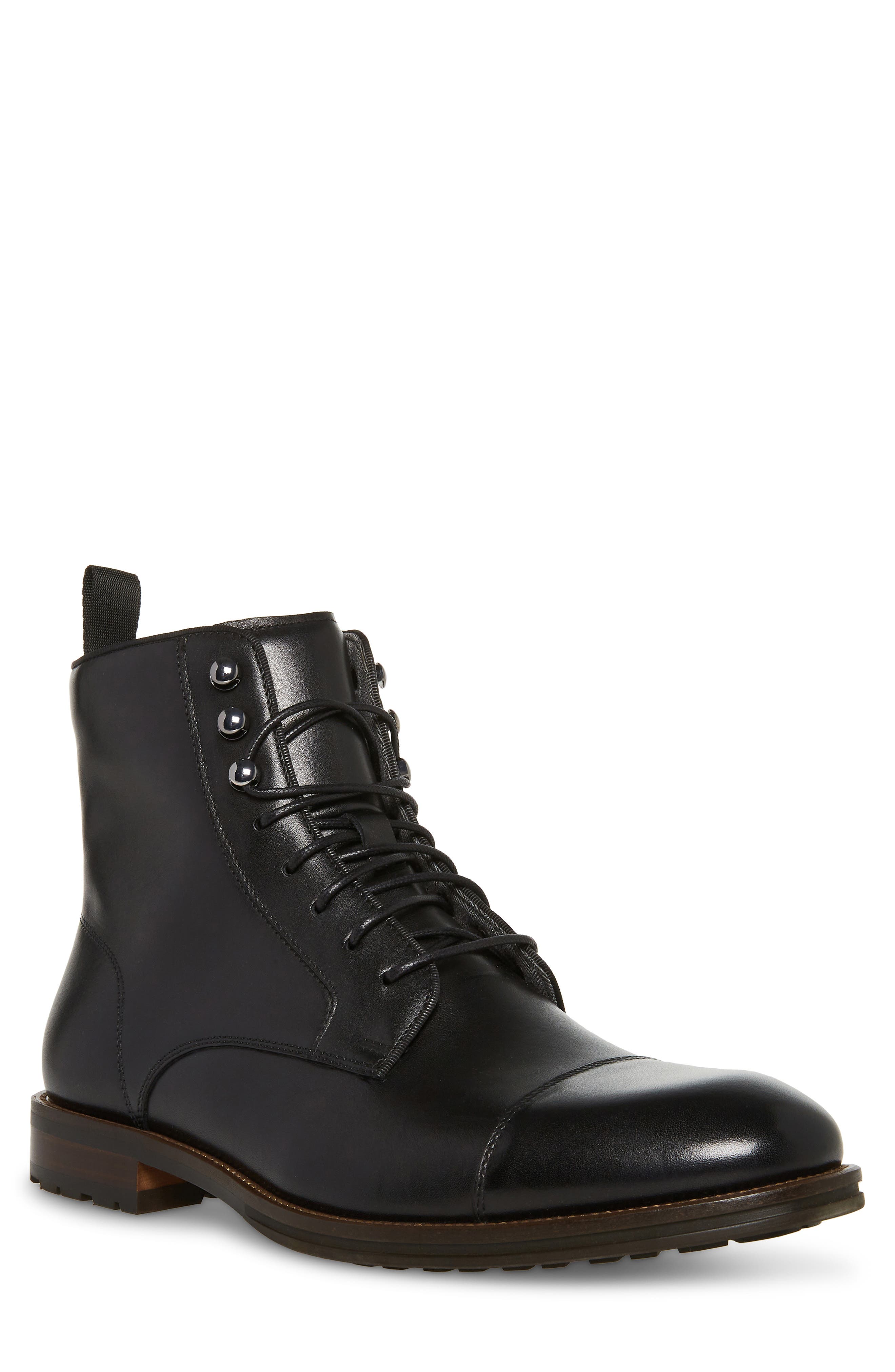 Steve Madden Daylon Cap Toe Derby Boot, Main, color, 