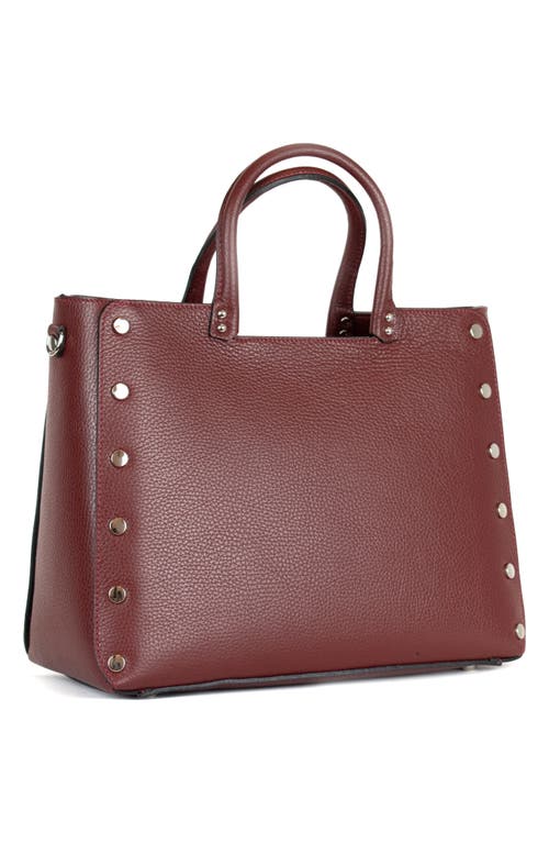 Persaman New York Studded Tote In Red