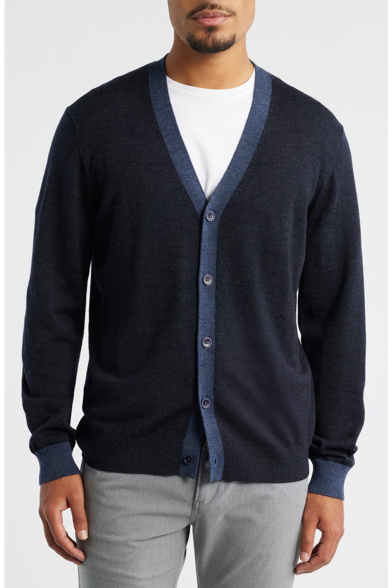 Thomas Merino Wool Cardigan, Alternate, color, NAVY