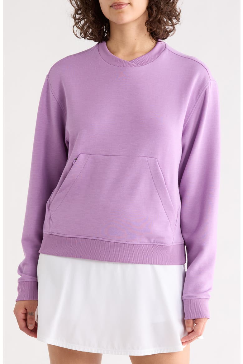 Margaret Performance Sweatshirt, Main, color, VIOLET