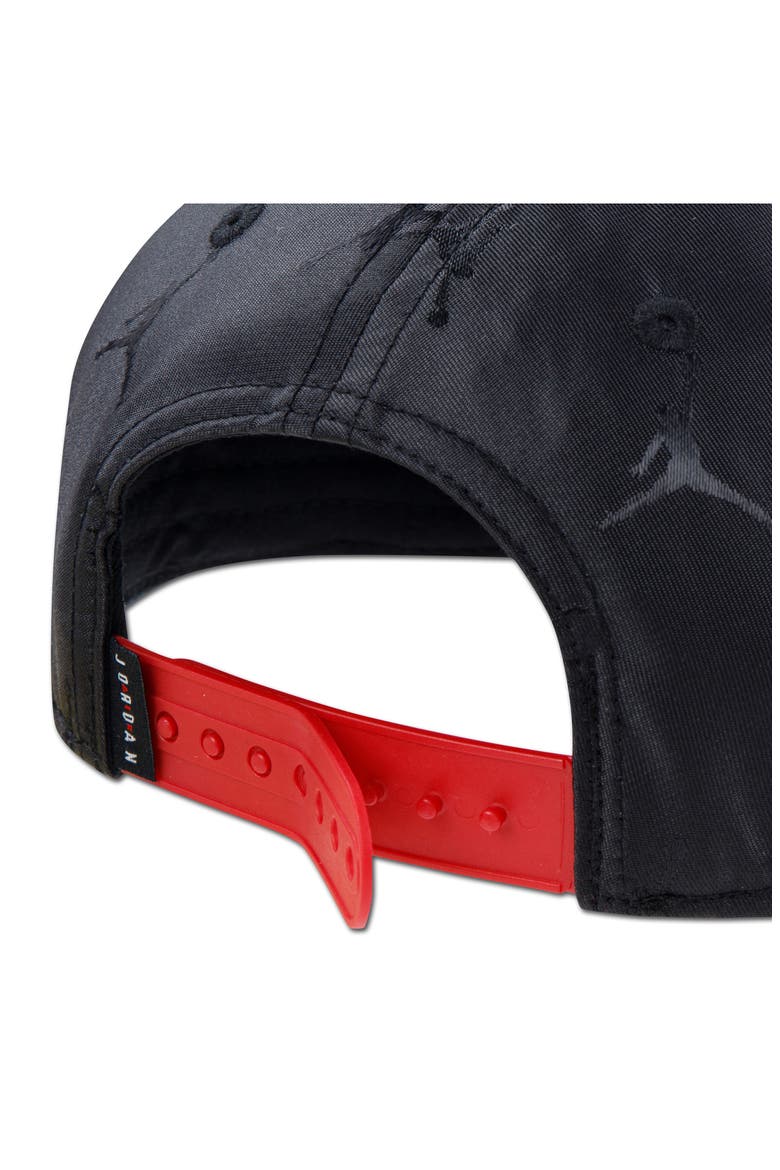 Kids' Jumpman Jacquard Snapback Ball Cap, Alternate, color, BLACK/ GYM RED