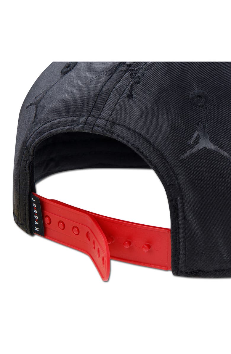 Jordan Kids' Jumpman Jacquard Snapback Ball Cap, Alternate, color, Black/ Gym Red