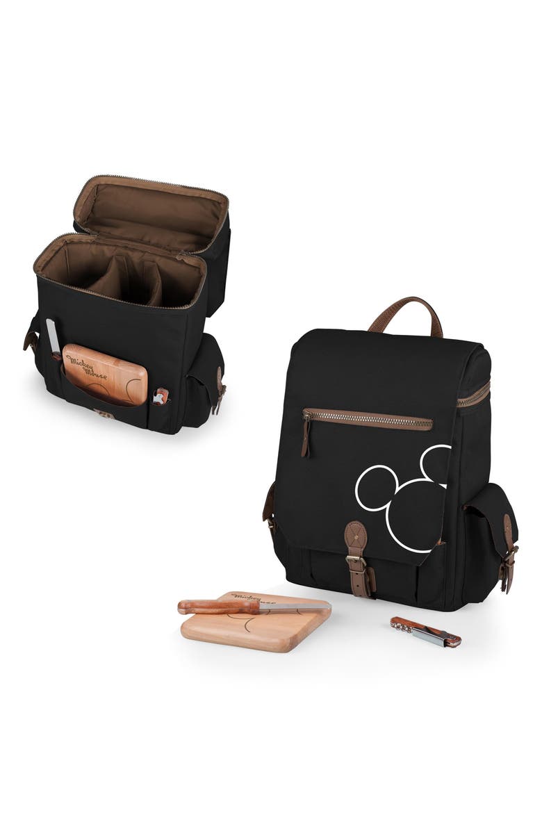 Legacy a Picnic Time Brand LEGACY Disney Wine & Cheese Tote, Alternate, color, Black