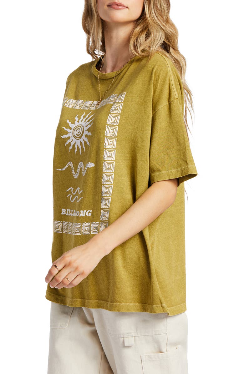 Billabong Spirit Inside Oversize Cotton Graphic T-Shirt, Alternate, color,