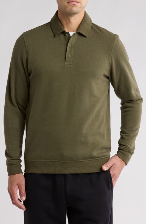 Freeform Fleece Polo Sweater