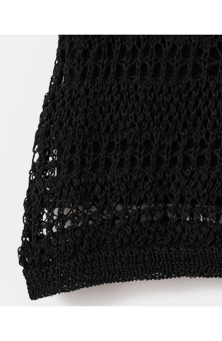 MANGO TEEN Openwork Knit Skirt, Alternate, color,