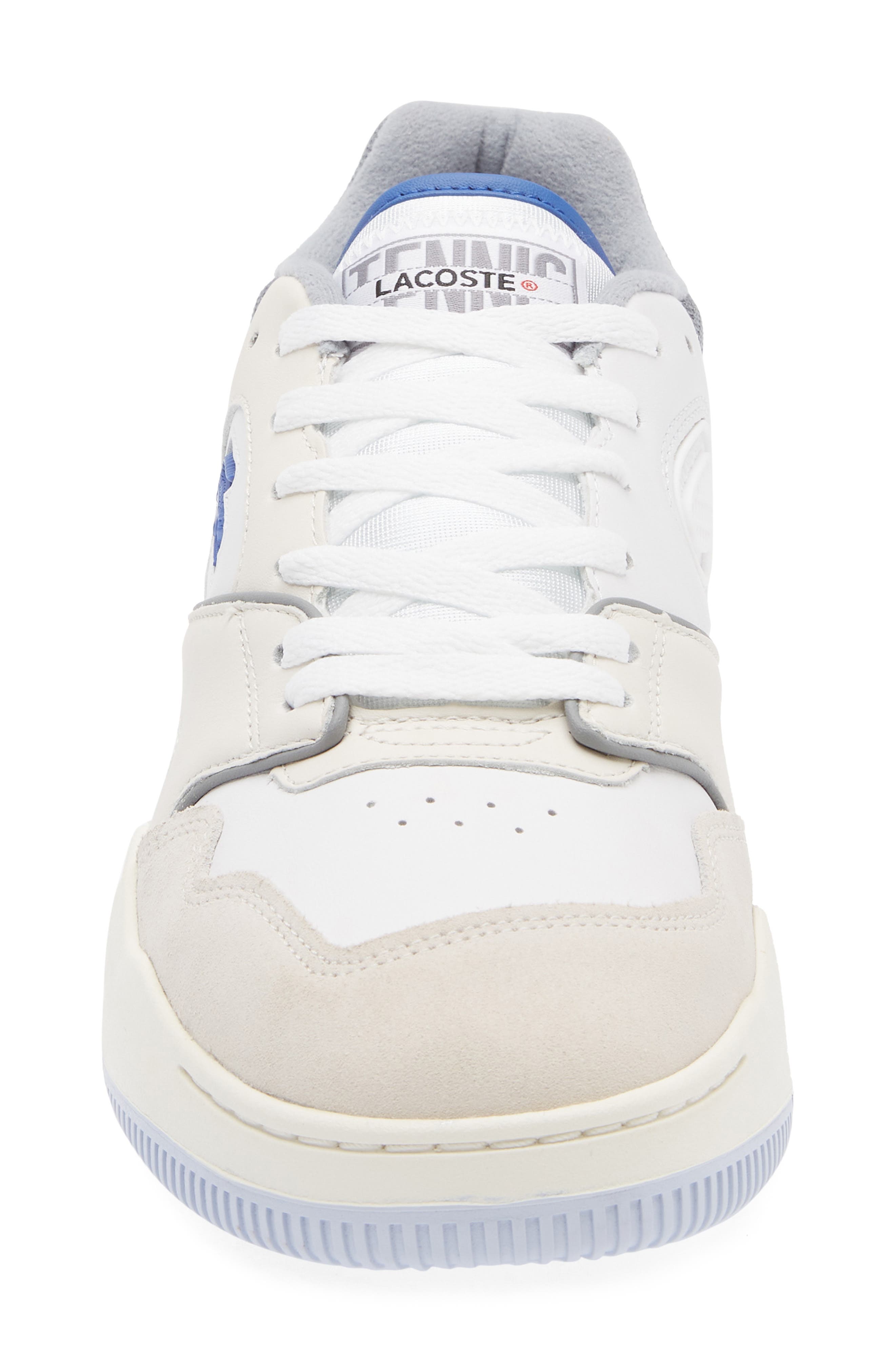 Lacoste Lineshot 124 Sneaker, Alternate, color, White/ Light Blue