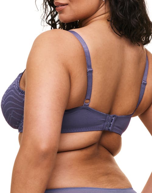 Adore Me Nixie Unlined Demi Bra In Dark Purple