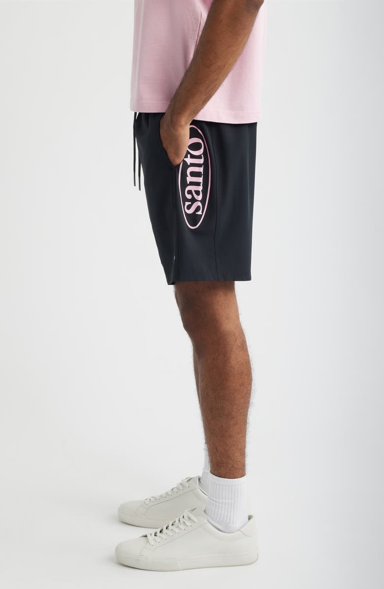 SANTO STUDIO Stadium Tech Drawstring Shorts, Alternate, color, Pink