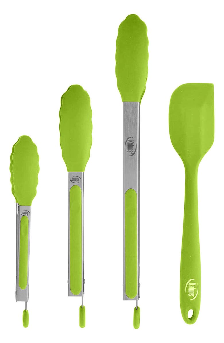 KALUNS Tong 4-Piece Set, Alternate, color, Green