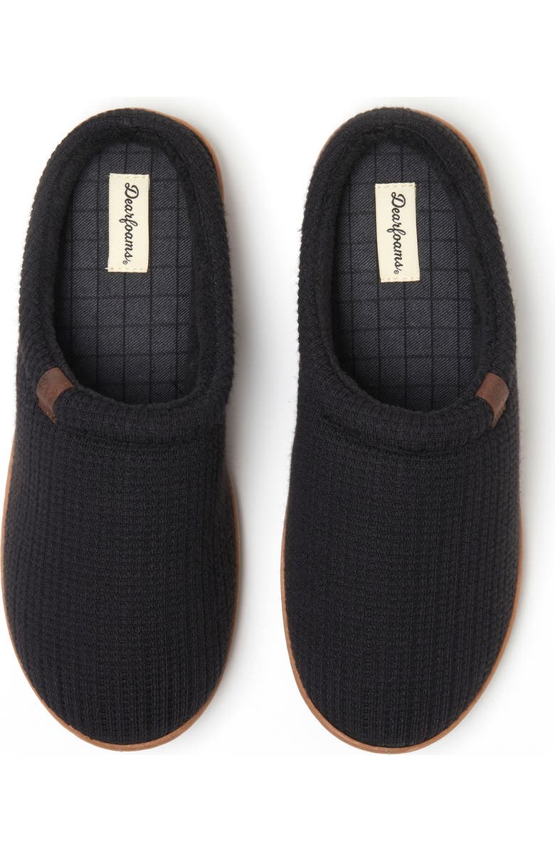 DEARFOAMS Case Casual Clog Slipper, Alternate, color, Black