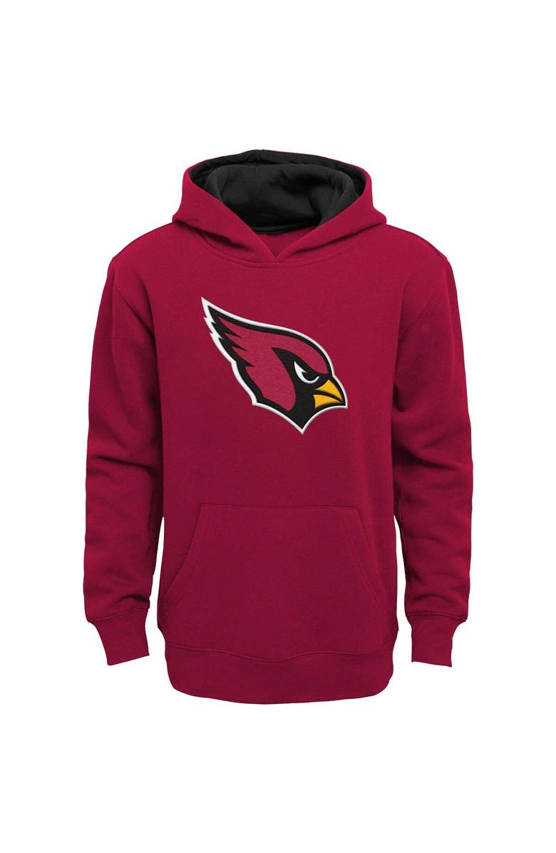 Outerstuff Youth Cardinal Arizona Cardinals Prime Pullover Hoodie, Main, color, Cardinal