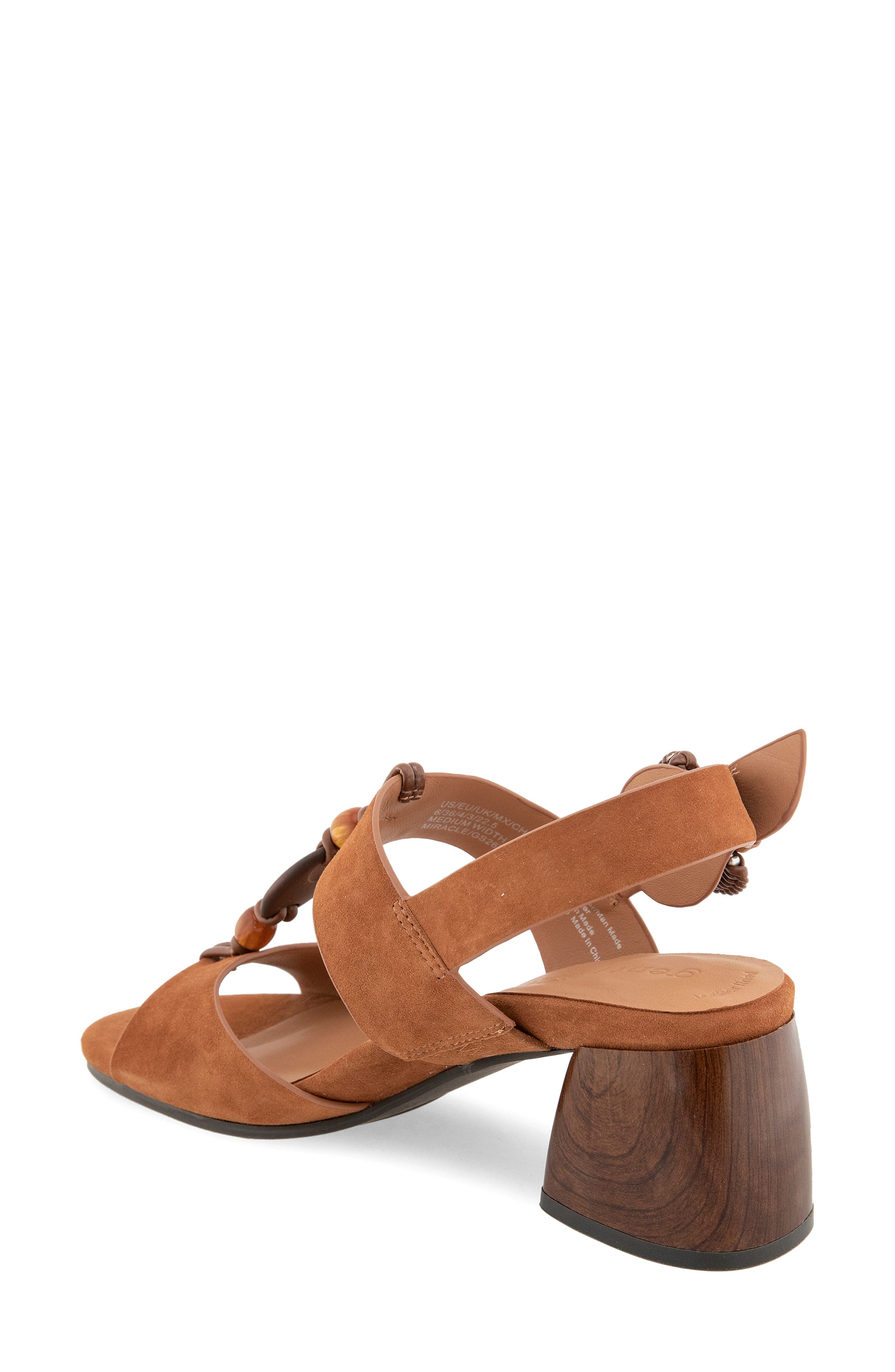 Gentle Souls Miracle Slingback Sandal, Alternate, color, Luggage Suede
