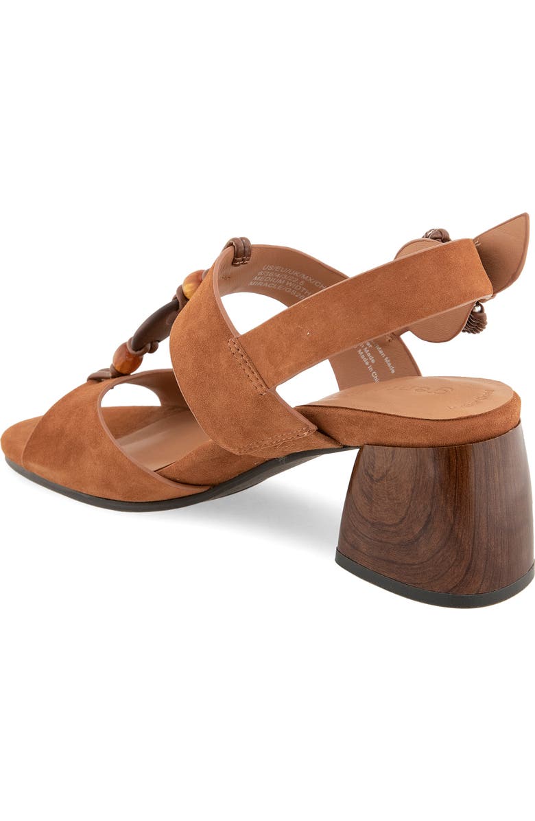 Gentle Souls Miracle Slingback Sandal, Alternate, color, Luggage Suede