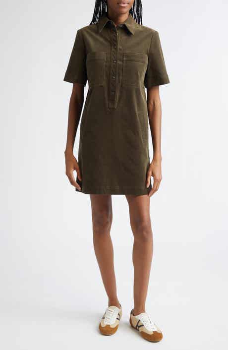 Veronica Beard Koulis Corduroy Shirtdress