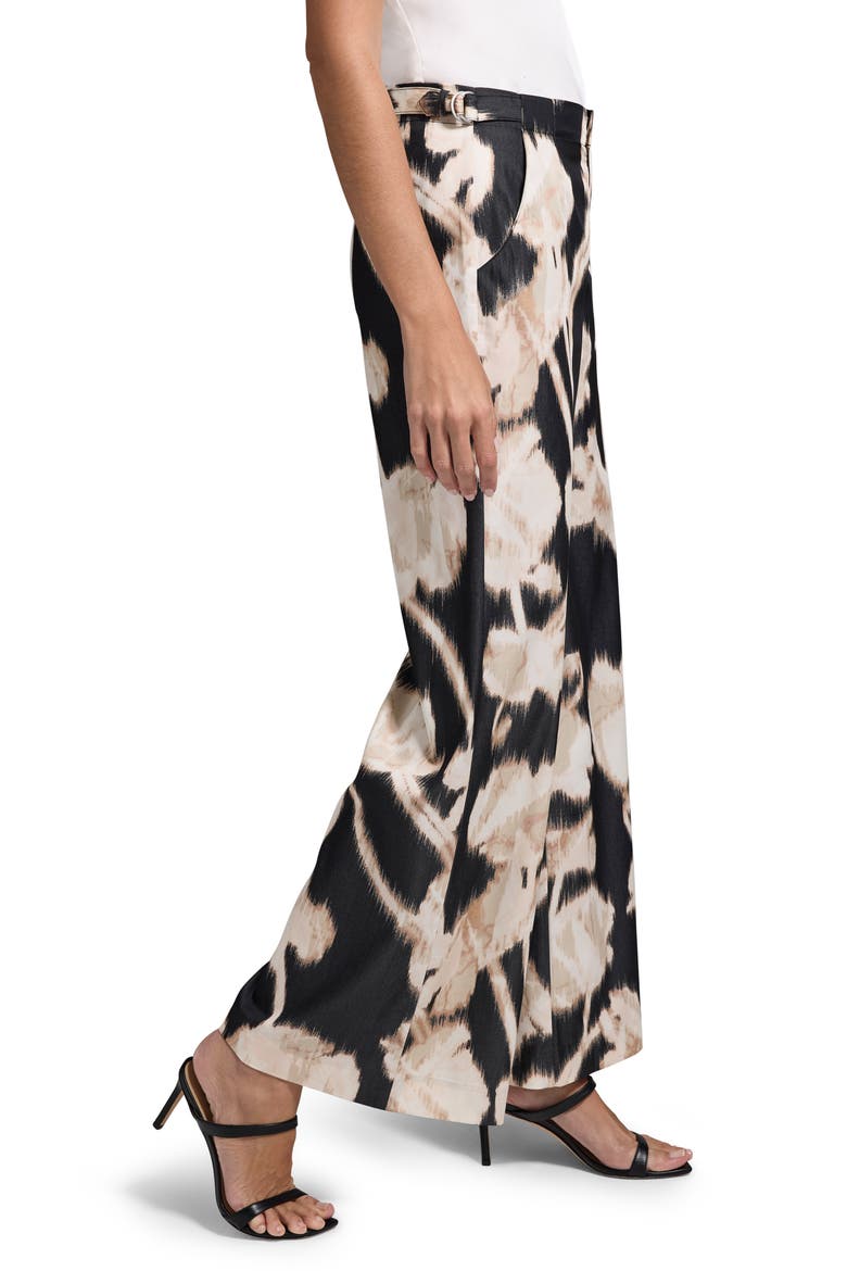Midnight Florals Wide Leg Pants, Alternate, color, BLACK MULTI