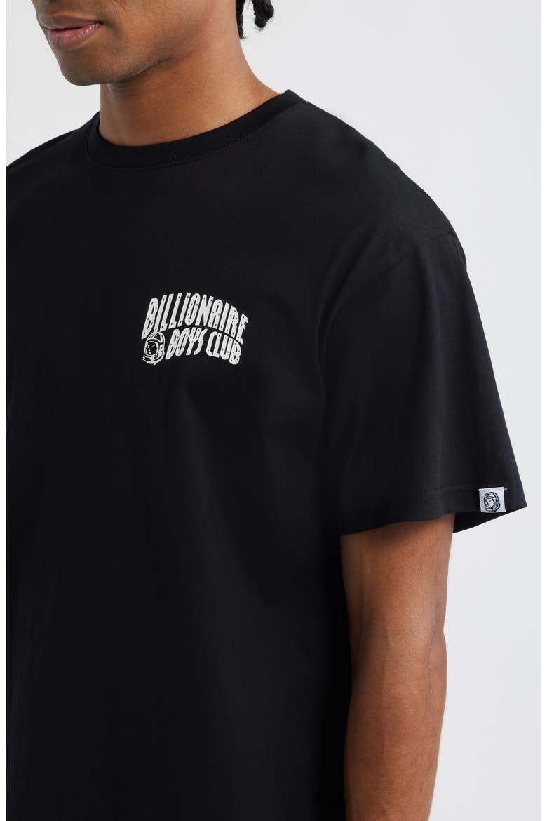 Curve Logo Short Sleeve Graphic T-Shirt, Alternate, color, BLACK