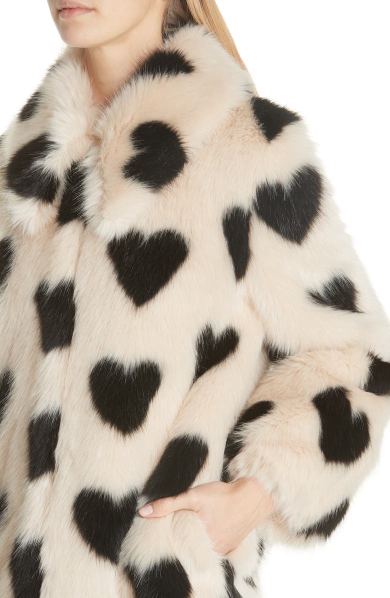 Shrimps Lorca Faux Fur Coat, Alternate, color, 