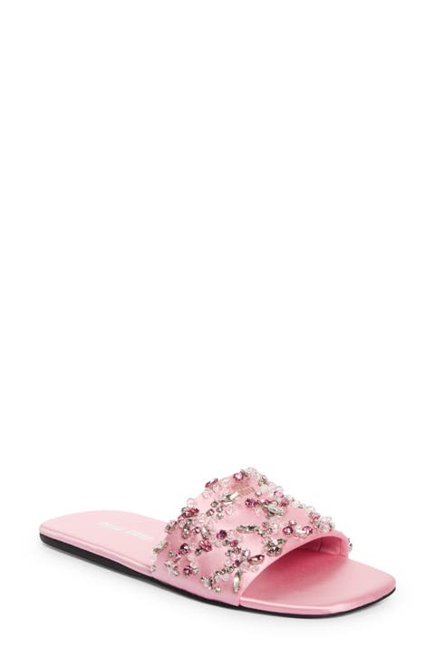 Strass Slide Sandal