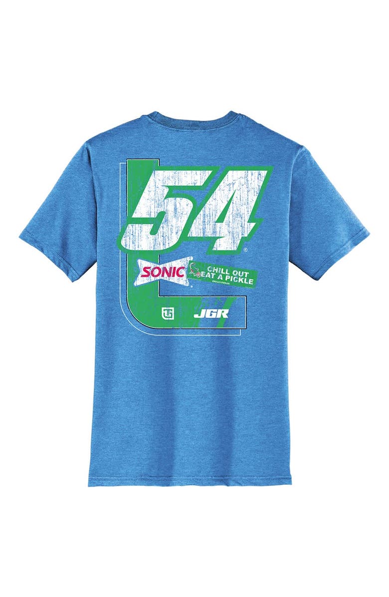 JOE GIBBS RACING TEAM COLLECTION Men's Joe Gibbs Racing Team Collection Heather Royal Ty Gibbs Sonic T-Shirt, Alternate, color, Heather Royal