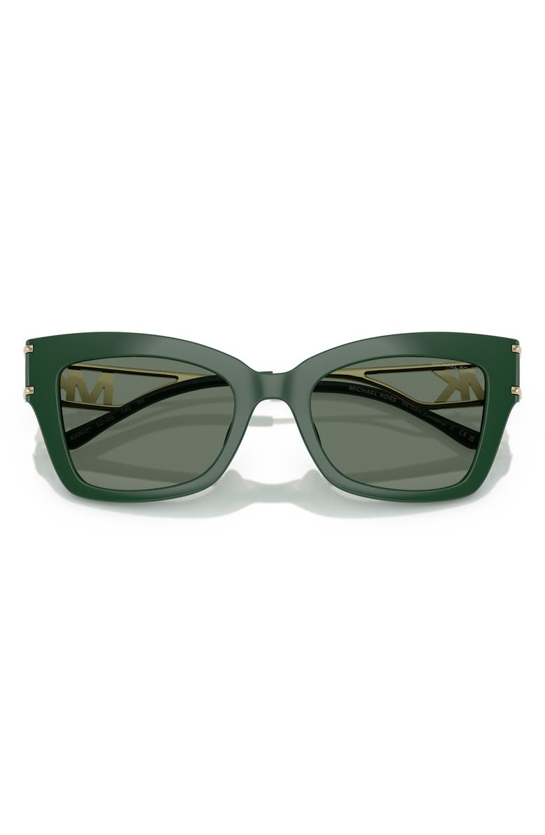 Michael Kors 52mm Square Sunglasses, Alternate, color, Green