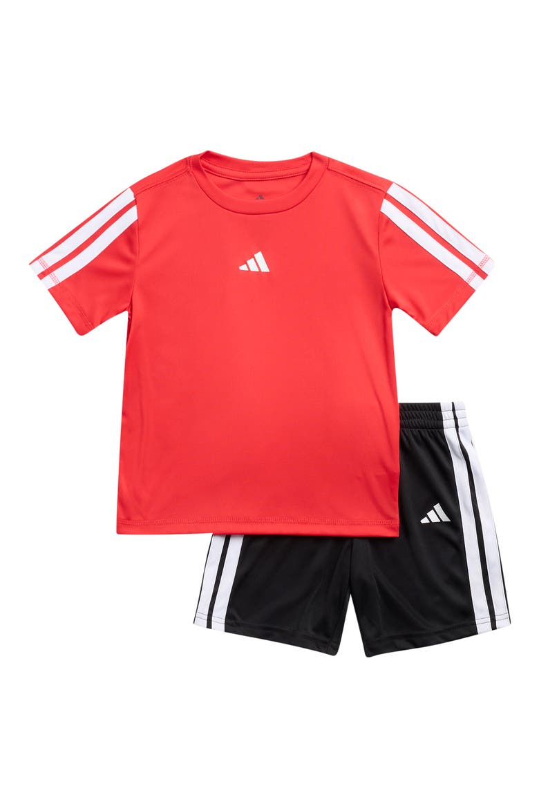 Kids' Jersey & Shorts Set, Main, color, PURE RUBY
