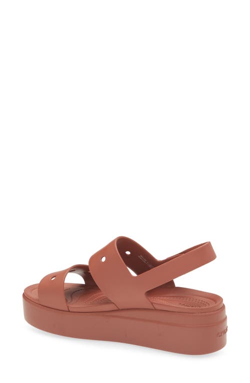 CROCS CROCS BROOKLYN SLINGBACK PLATFORM WEDGE SANDAL
