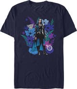 Descendants Men's Descendants Wicked Wonderland Floral Chloe Portrait Graphic T-Shirt